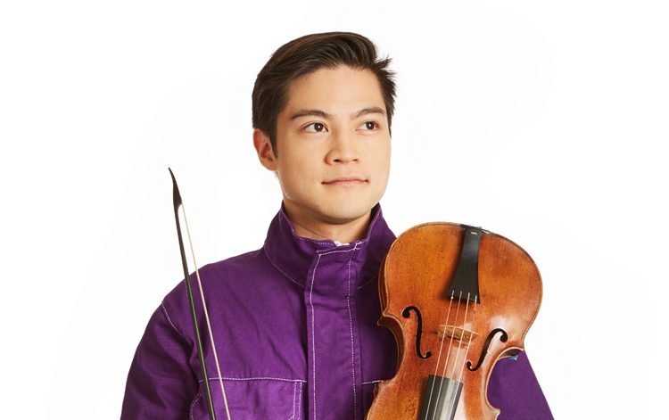 Violin player Henry Tong