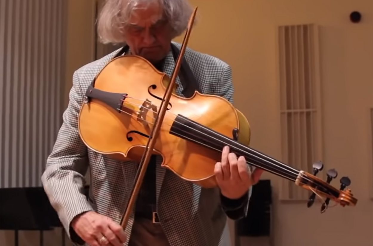 Sigiswald Kuijken introduces the Violoncello da Spalla