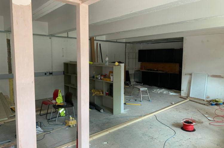 Office Construction Works (entrance lobby)