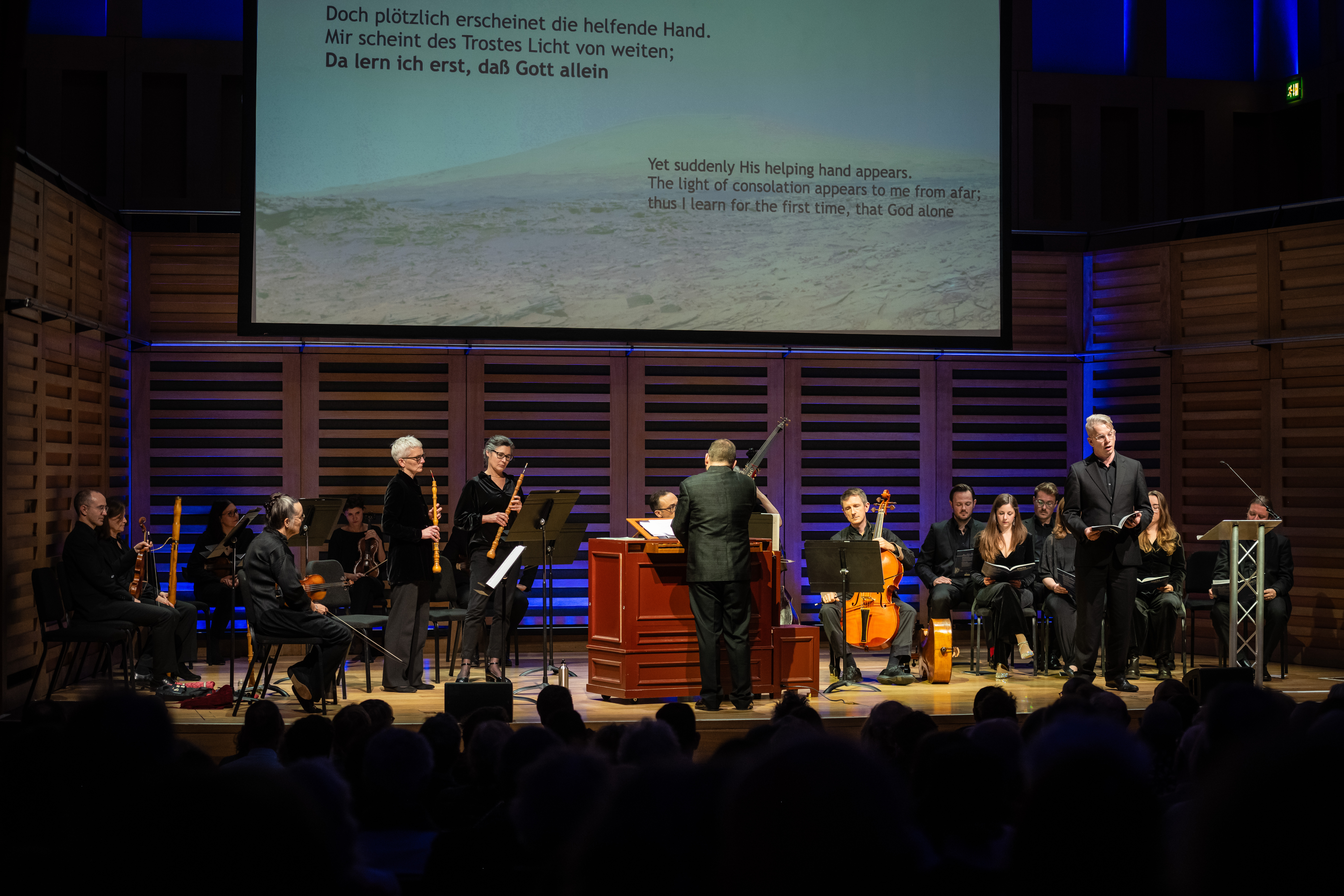A Bach, the Universe and Everything performance (November 2023). Photo: Monika Jakubowska